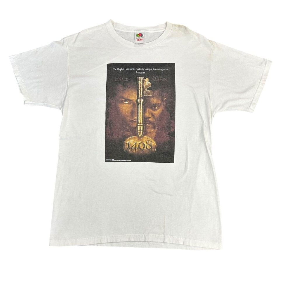 VTG STEPHEN KING “1408” Horror Movie Promo T-Shirt LARGE.